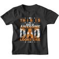 Awesome Dad Greatest Dad Fathers Day Greatest Dad Typography V2 Youth T-shirt