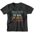 Chess Papa Fathers Day Gift Chess Man Myth Legend Great Gift Youth T-shirt