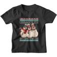 Chillin With My Snowmies Ugly Christmas Snow Gift Black Youth T-shirt