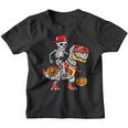 Cool Skeleton Cap Dino Mummy Toddler Boy Halloween Boys Kids Youth T-shirt