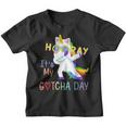 Foster Child Adoption Gifts Hooray Its My Gotcha Day Kids Youth T-shirt