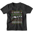 Funny Merry Chickmas Ugly Christmas Chicken Gift Youth T-shirt