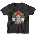 Funny Santa Claus Face Sunglasses With Hat Beard Christmas Vintage Retro Youth T-shirt