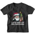 Hilarious Xmas Lets Get Lit For Ugly Christmas Party Gift Youth T-shirt