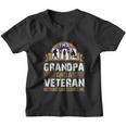 I Am A Dad Grandpa And A Veteran Nothing Can Scares Me Youth T-shirt