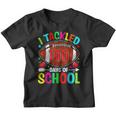 I Tackled 100 Day Of School Football Boy 100Th Day Of School V9 Youth T-shirt