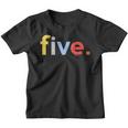 Kids 5Th Birthday Shirt For Boys 5 Five | Age 5 Gift Ideas Youth T-shirt