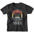 Level 30 Unlocked Awesome Since 1993 Videogame 30Th Birthday Youth T-shirt
