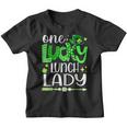 Lucky Shamrock One Lucky Lunch Lady St Patricks Day School Youth T-shirt