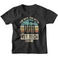 Man Myth Legend Dad Vet Tech Great Gift Youth T-shirt
