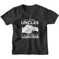 Mens Only The Best Uncles Get Promoted To Godfather Youth T-shirt