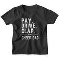 Mens Pay Drive Clap Cheer Dad Cheerleading Father Cheerleader Youth T-shirt