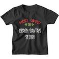 Most Likely To Christmas Crash Santa’S Sleigh Family Group Youth T-shirt
