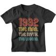 The Man The Myth The Legend 1992 30Th Birthday Youth T-shirt