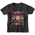 Ugly Christmas Sweater Burger Happy Holidays With Cheese V15 Youth T-shirt