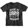 Vintage Crown Made In 1922 100 Years Of Being Awesome 100Th Birthday Youth T-shirt