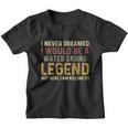 Vintage Water Skiing Legend Water Ski Youth T-shirt