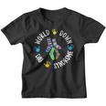 World Down Syndrome Day Awareness Socks Down Right Kids Gift Youth T-shirt