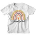 100 Days Teach Love Inspire Cute Rainbow Back To School Youth T-shirt