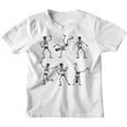 Halloween Vintage Pumpkin Dancing Skeletons Dance Skeleton Youth T-shirt