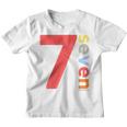 Kids 7Th Birthday Boy 7 Year Old Seven | Party Age 7 Ideas Youth T-shirt