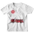Kids Fire Truck 4Th Birthday Boy Party 4 Year Old Firefighter Youth T-shirt