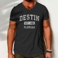 Destin Florida Fl Vintage Established Sports Design Men V-Neck Tshirt
