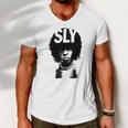 Sly Stone Portrait Tshirt Men V-Neck Tshirt