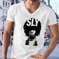 Sly Stone Portrait Tshirt Men V-Neck Tshirt