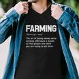 Funny Farming Definition Gift For Farmer Agriculture V2 Men V-Neck Tshirt
