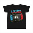 Level 14 Unlocked Gamer 14Th Birthday Gift Video Game Lovers Infant Tshirt Level 14 Unlocked Gamer 14Th Birthday Gift Video Game Lovers Infant Tshirt