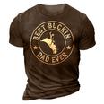 Best Buckin Dad Ever Cowboy Bull Riding Rodeo Funny Gift For Mens 3D Print Casual Tshirt Brown