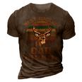 Best Buckin Dad Ever Deer Hunting Bucking Fathers Day Mens Gift For Mens 3D Print Casual Tshirt Brown