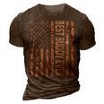 Best Buddy Ever Us American Flag Funny Grandpa Fathers Day Gift For Mens 3D Print Casual Tshirt Brown