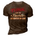 Best Daughterinlaw From Motherinlaw Or Fatherinlaw 3D Print Casual Tshirt Brown