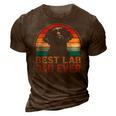 Best Lab Dad Ever Black Labrador Lover Fathers Day Gift For Mens 3D Print Casual Tshirt Brown