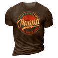 Best Poppa Ever Funny Xmas Dad Papa Grandpa Christmas Gifts Gift For Mens 3D Print Casual Tshirt Brown
