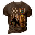 Dad Autism Awareness American Flag Autism Dad Daddy 3D Print Casual Tshirt Brown