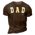 Dad Cool Fathers Day Idea For Papa Funny Dads Men Gift For Mens 3D Print Casual Tshirt Brown