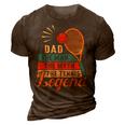 Dad The Man The Myth The Tennis Legend Fathers Day For Dad 3D Print Casual Tshirt Brown