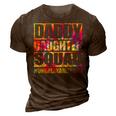 Daddy And Daughter Matching Father Daughter Squad 3D Print Casual Tshirt Brown