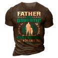 Father And Daughter Best Friend For Life Fathers Day Gift 3D Print Casual Tshirt Brown