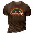 Free Dad Hugs Rainbow Flag Gay Lgbt Pride Month Daddy 3D Print Casual Tshirt Brown
