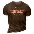 Gifts Christmas Top Dad Top Movie Gun Jet Fathers Day 3D Print Casual Tshirt Brown