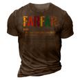 Grandpa Farfar Funny Definition Cool Retro Gift Gift For Mens 3D Print Casual Tshirt Brown