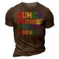 Guncle The Man Myth Bad Influence Gay Uncle Godfather Gift For Mens 3D Print Casual Tshirt Brown
