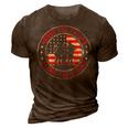 Honor The Fallen Thank The Living Us Flag Military Patriotic 3D Print Casual Tshirt Brown