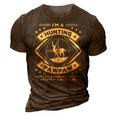 Hunting Paw Paw Funny Hunter Gifts Grandpa 3D Print Casual Tshirt Brown