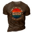 I Took A Dna Test And God Is My Father Jesus Christian Faith 3D Print Casual Tshirt Brown