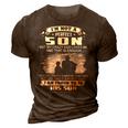 Im Not A Perfect Son But My Crazy Dad Loves Me 3D Print Casual Tshirt Brown